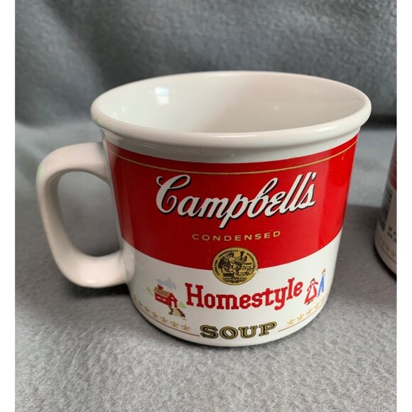 Vintage Campbells Soup Mugs Set Of 2 - Homestyle & Mm! Mm! Good! - Picture 3 of 8